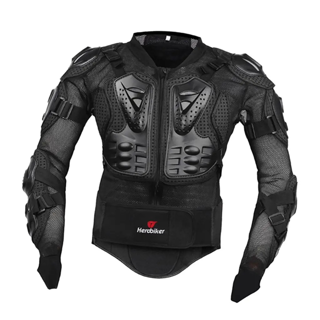 Motorcycle Jackets Motorcycle Armor Racing Body Protector Jacket Motocross Motorbike Elastic Protective Gear S - 3XL Black