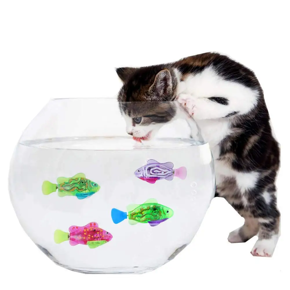 Cat Fish Toy - Tinker toy cat