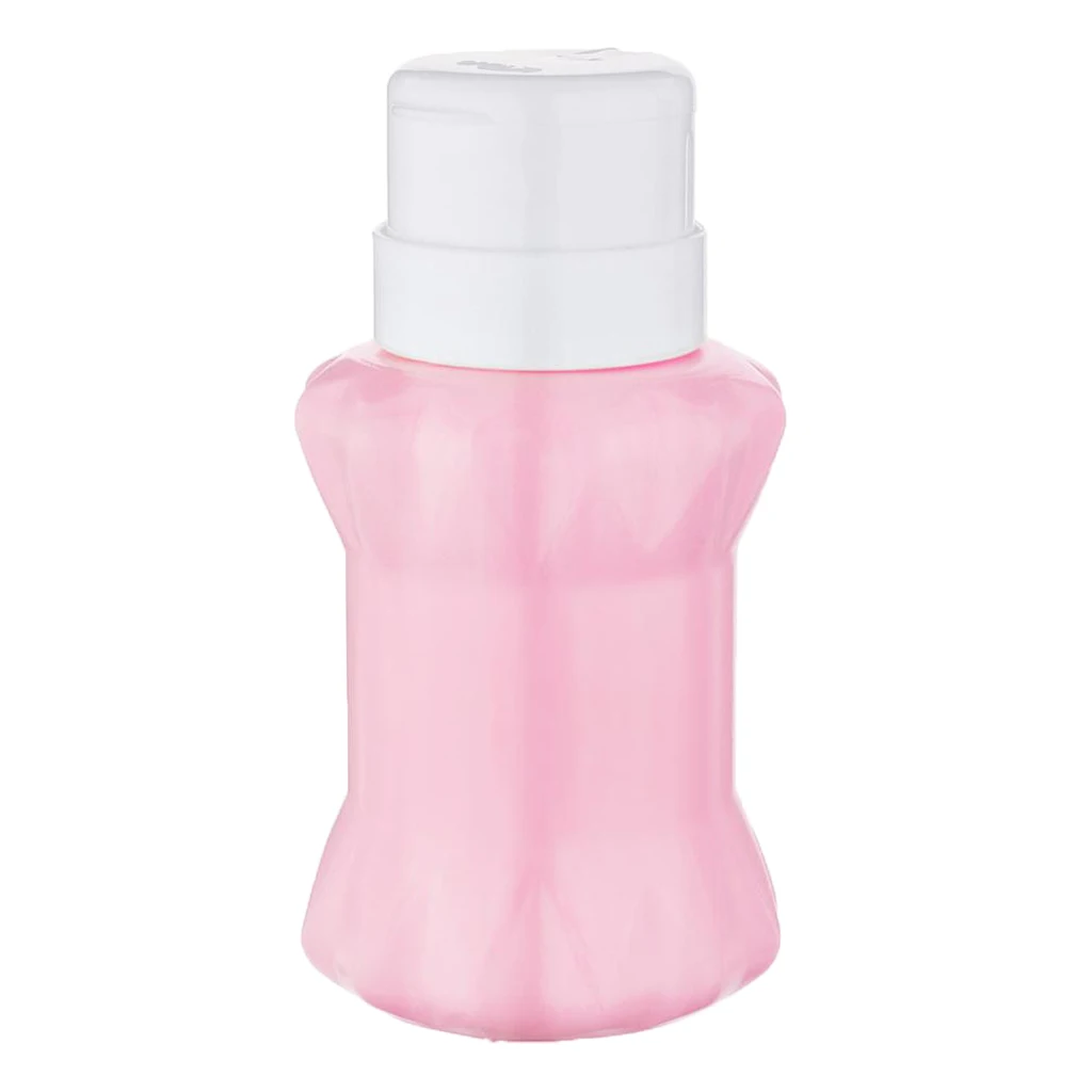 Push Down Dispenser, Empty Pressing Pump Bottle Dispenser for Nail Polish Remover Liquid