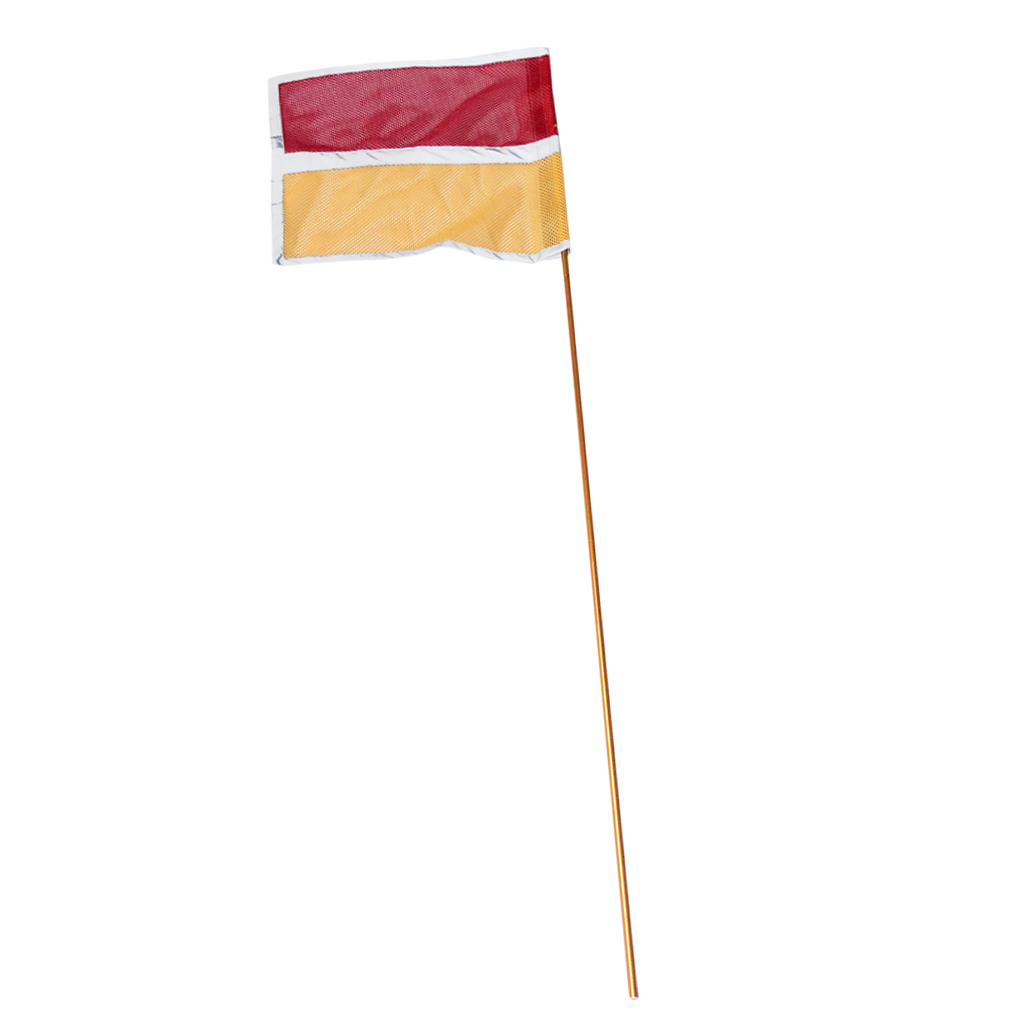 Safety Flag Pole for Bike Trailer Bicycle Motorcycle Truck ATV's Golf Cart Kayaking Boating - High Visibility Orange Red