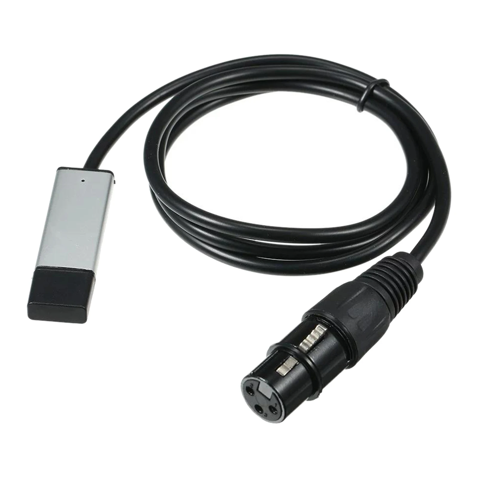 USB to DMX Control Interface Adapter Cable for Stage Lighting DMX512 Cable High Performance Portable