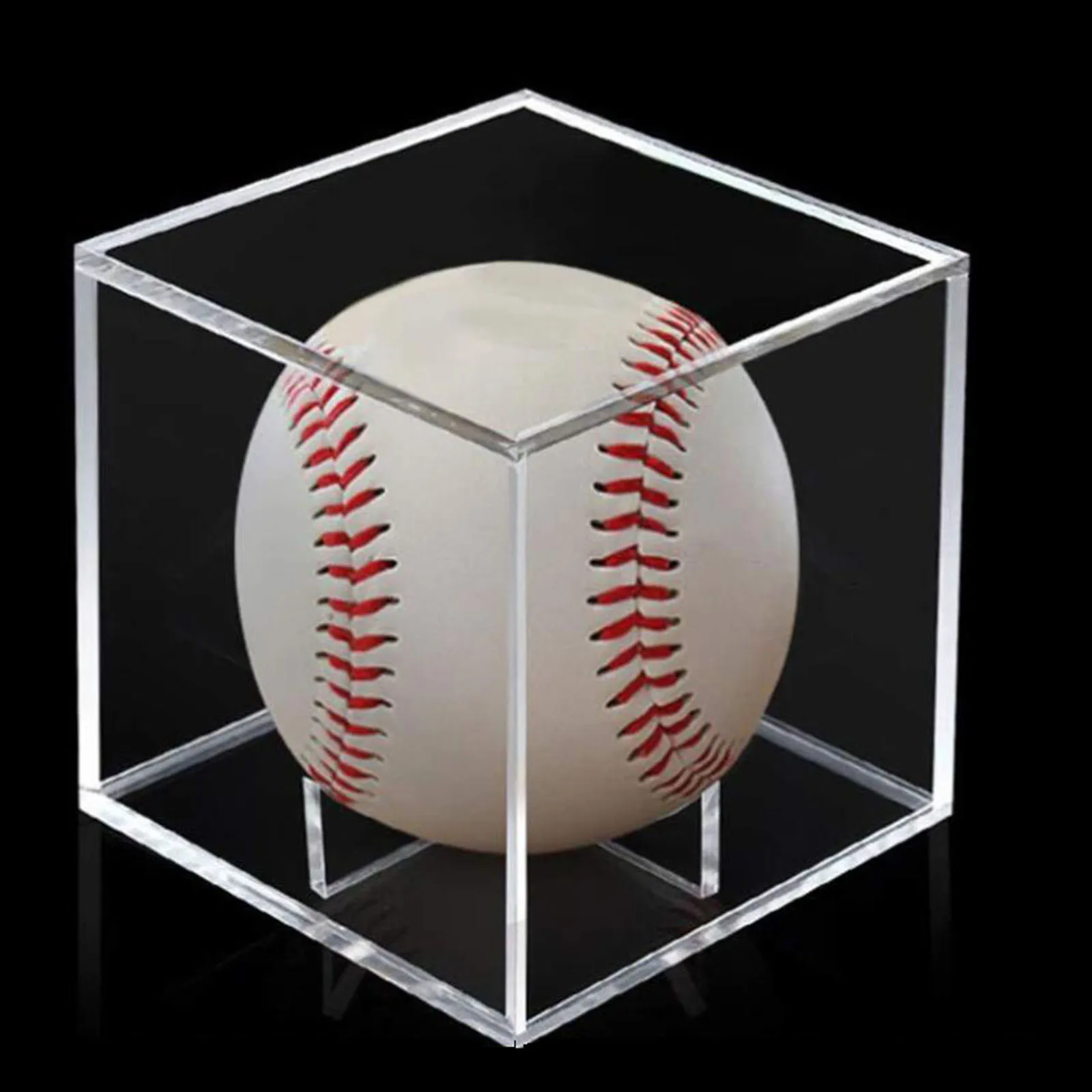 Acrylic 8cm Baseball Box Display Golf Tennis Ball Transparent Case For Souvenir Storage Box Holder UV Protection