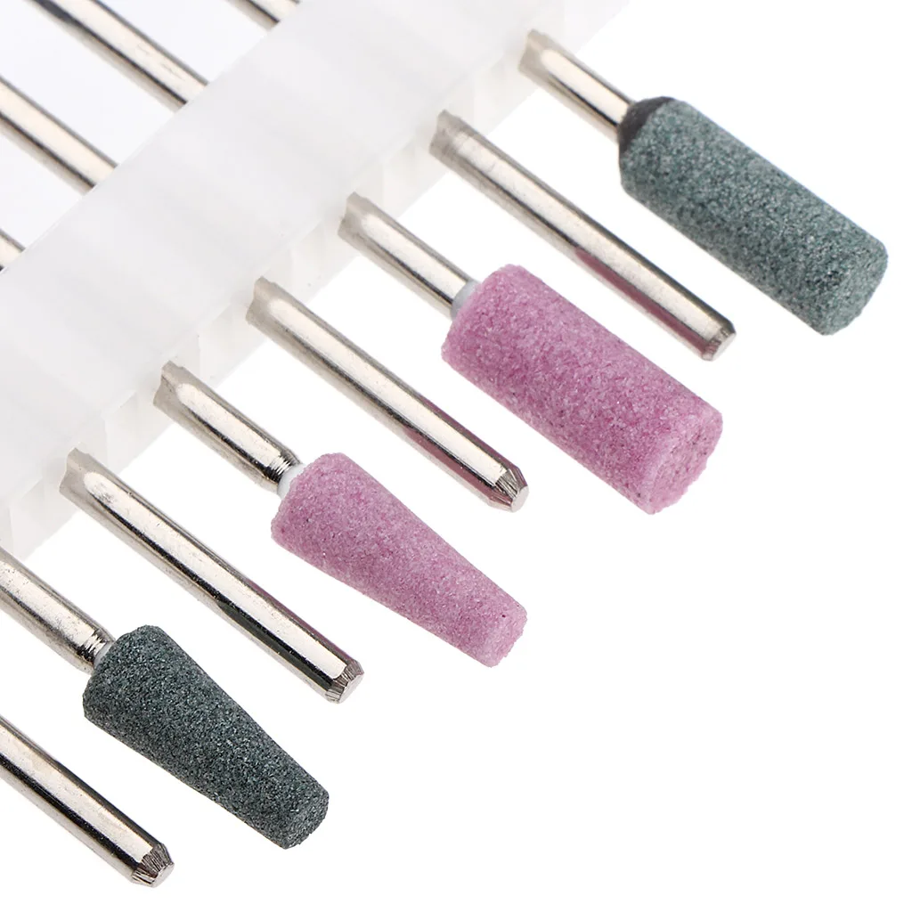 Nail Pedicure Bits Replacement Tools - 8 Pieces Grinding Heads for Professional Salon & Personal Use