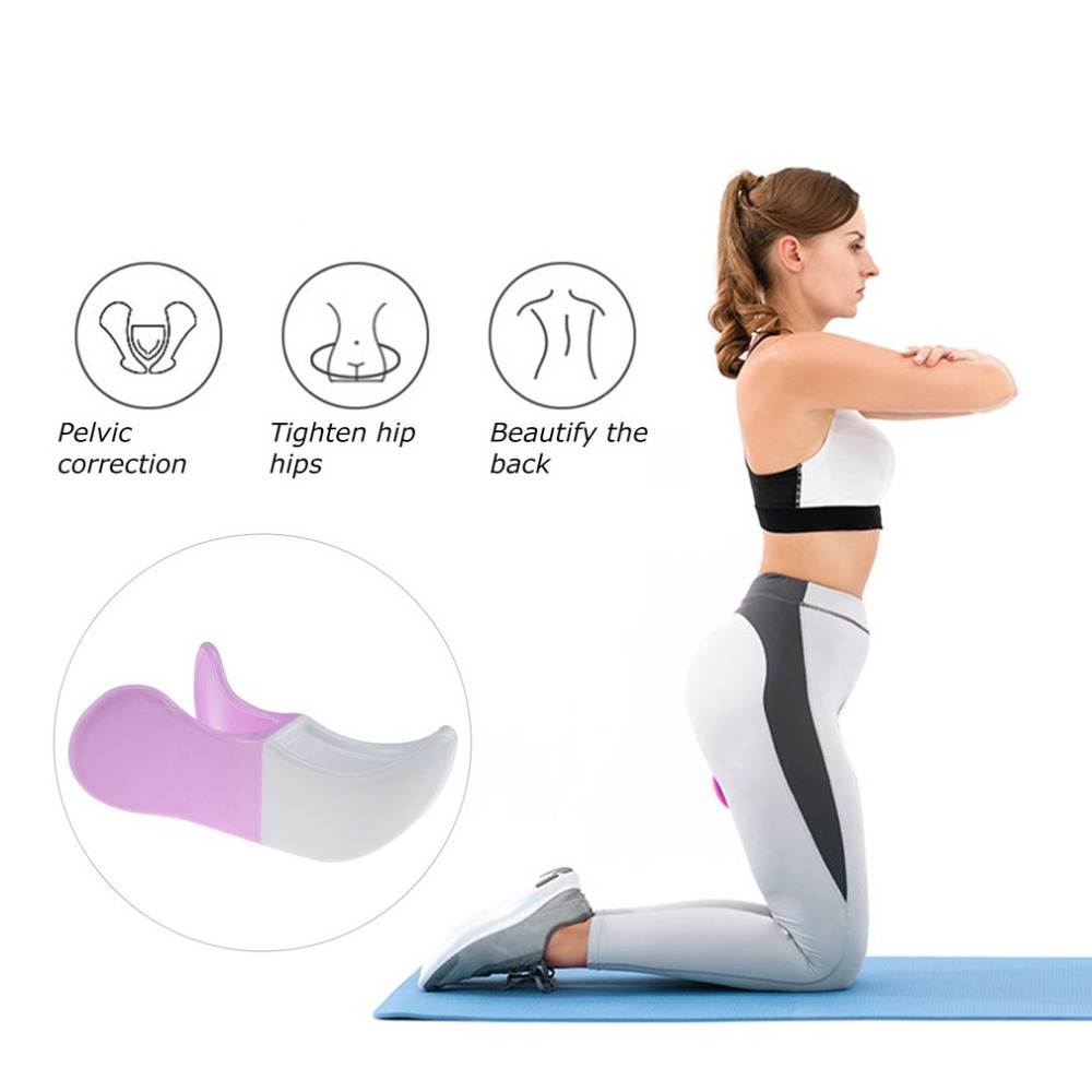 Hip Exerciser Butt Clip Lavatory Postpartum Rehabilitation Pelvic Floor Hip Trainer Muscle Inner Thigh Exerciser Strengthening