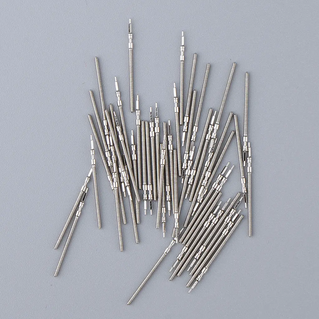 100Pcs Watch Winding Stem Part Movement Replacement Spare Parts Many Calibres