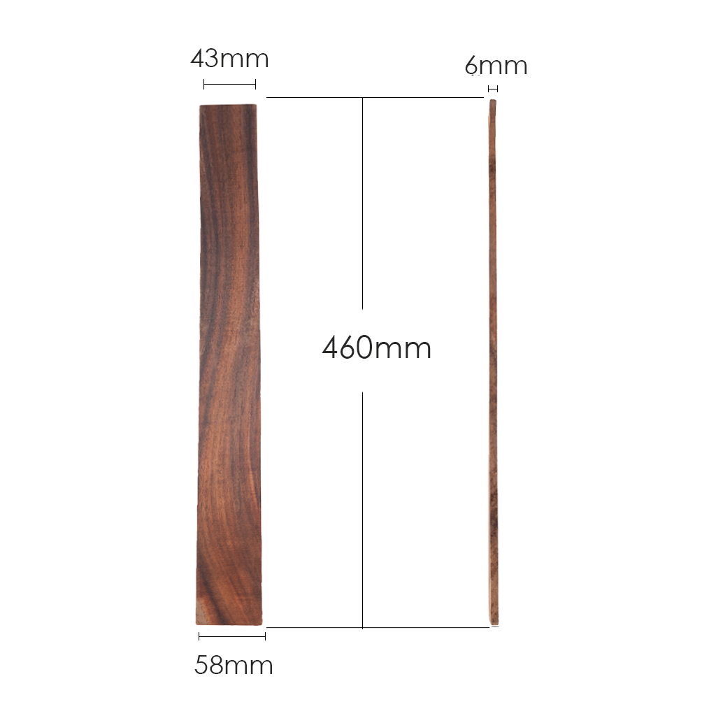 Guitar Fretboard Wooden Blank Fingerboard for Acoustic Guitar Accessories