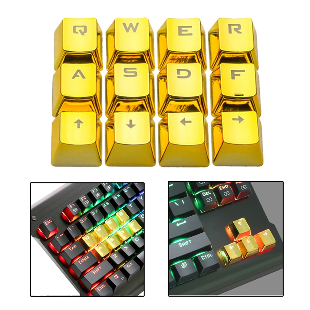 PBT Keycap for Cherry MX Mechanical Keyboard WASD Buttons With Key Puller