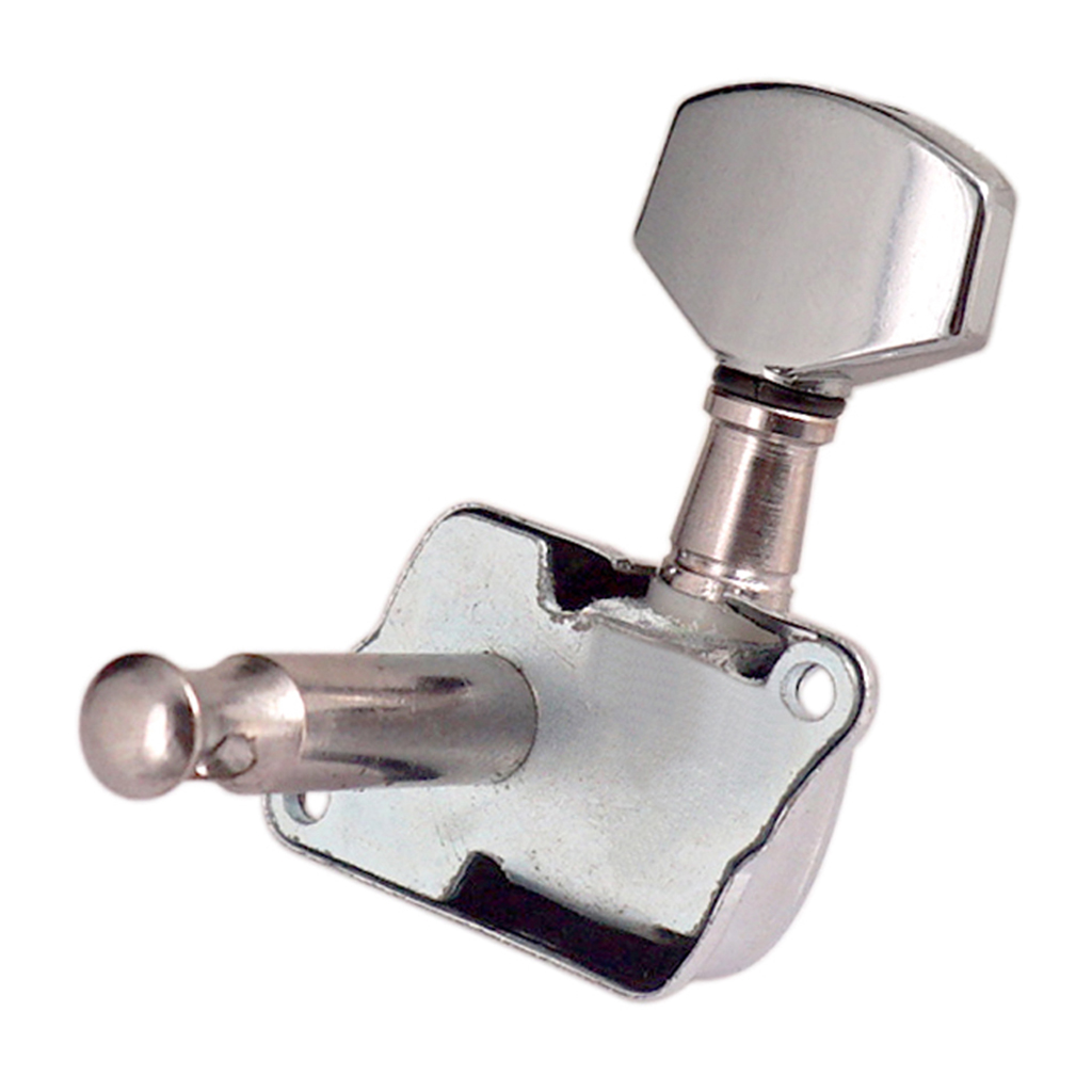 Tooyful 6R Semiclosed Zinc Alloy Tuning Pegs Key Tuners Machine Heads for Electric Guitar Parts Accessories