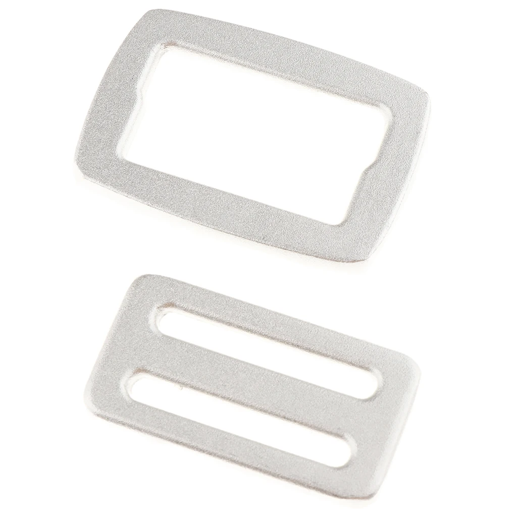 1 Pair of Adjustable Climbing Harness Belt Snap Buckle Locking Clip Outdoor Hardware