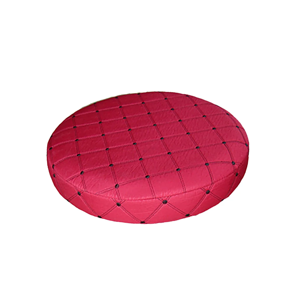 11 Inch Grid Breathable Round Bar Stool Cover Seat Cushion, Fits For 33-35cm / 14-inch Chair Stool