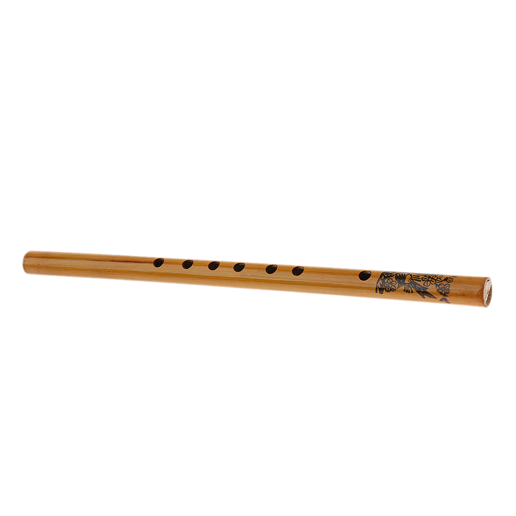 Professional Traditional Bamboo Flute Xiao Dizi Handicraft Gift for Friends Students Family 33cm