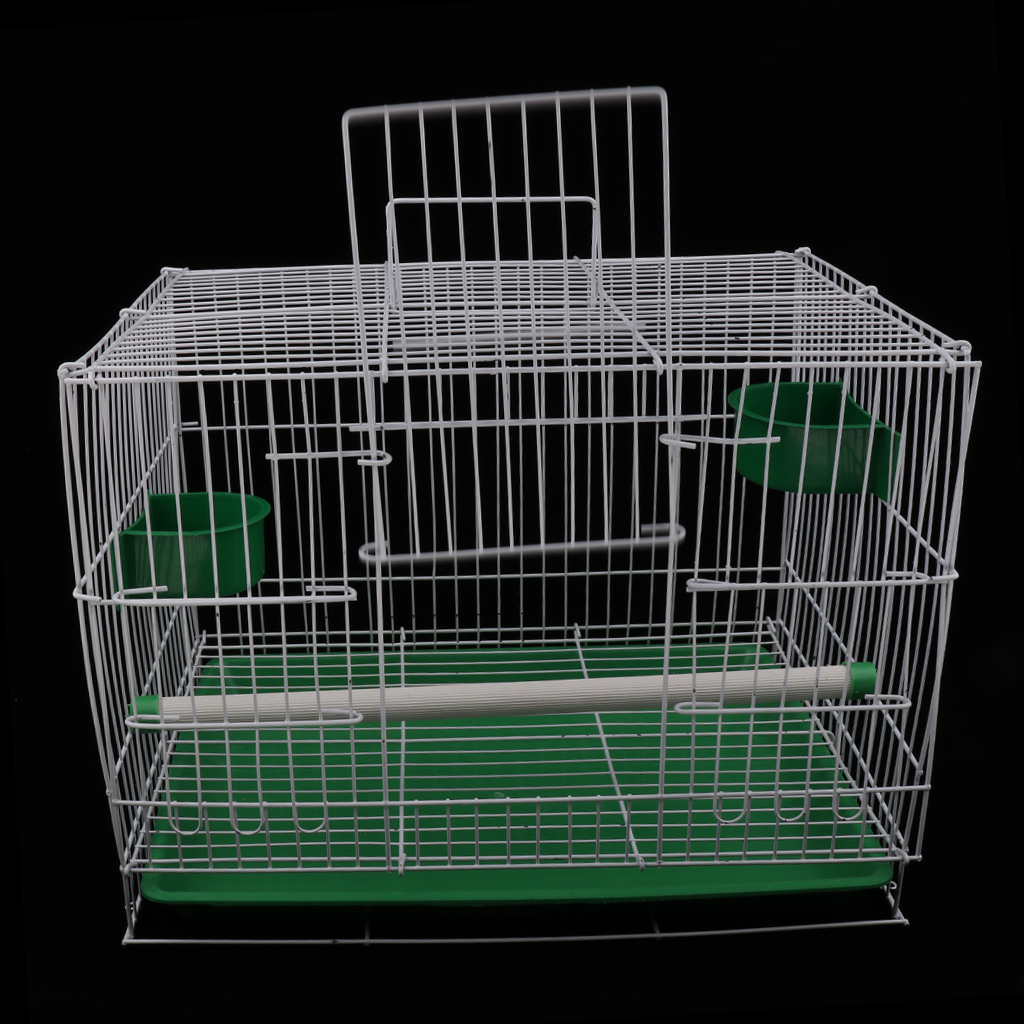 Title 6, Large Bird Cage with Stand&Tray&Bowls FOR Parro...