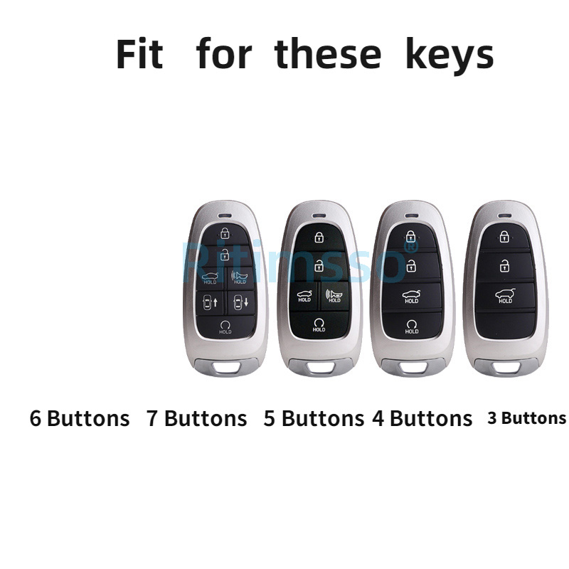 Cover custodia chiave auto per Hyundai Sonata Tucson 2020 per telecomando con telecomando in fibra di carbonio 8 Cover custodia chiave auto per Hyundai Sonata Tucson 2020 per telecomando con telecomando in fibra di carbonio - Hb336188e1aa6407fba96815394deeea8c