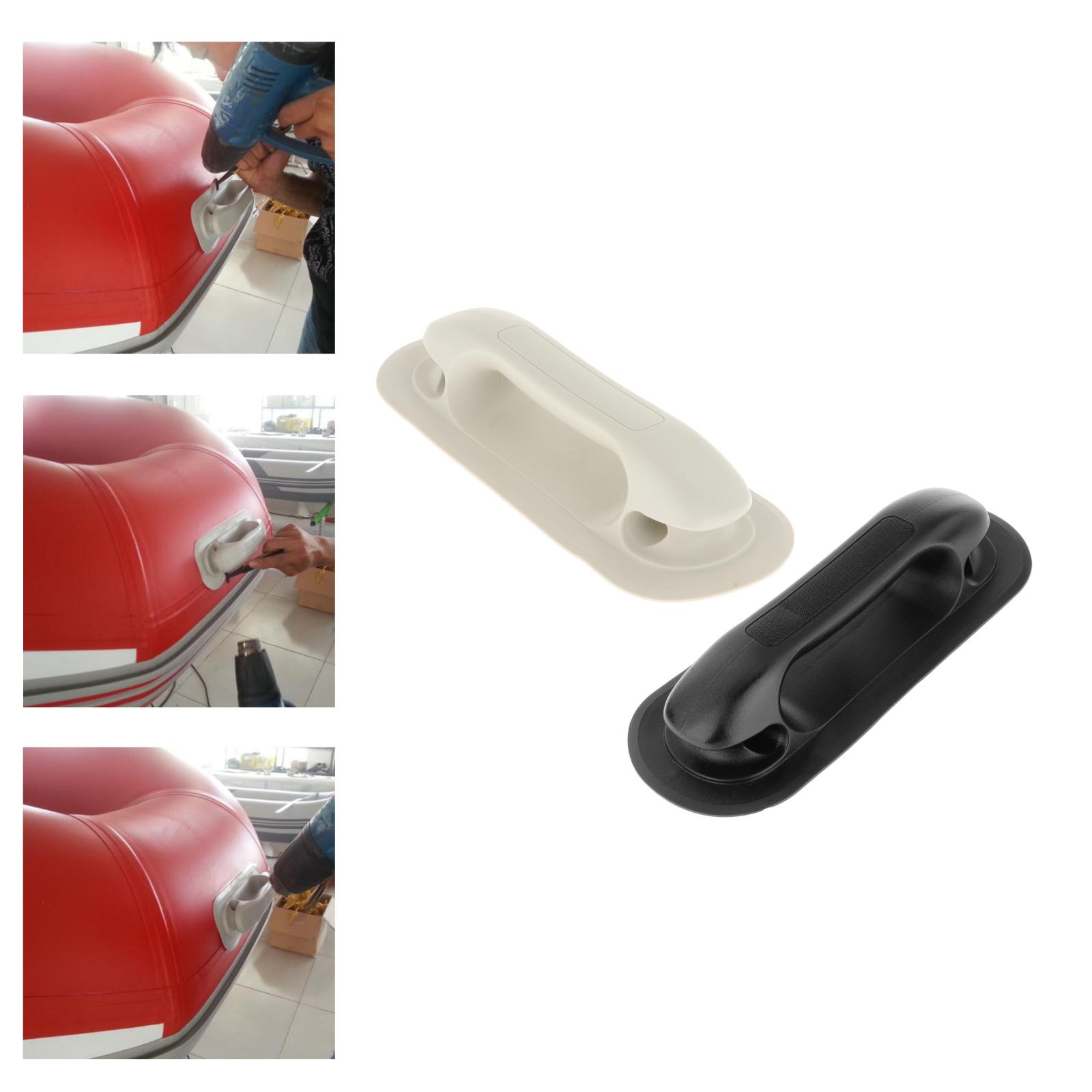 Compact Boat Grab Handle Plastic Craft Parts Rubber Dinghy Raft Canoe Boat Accessory