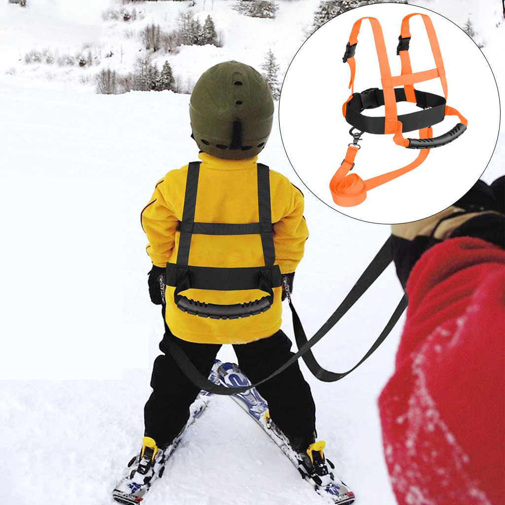 Kids Ski Shoulder Harness Speed Control Toddler lift Handle for Boy and Girl Teaching Roller Skating Ski Halter