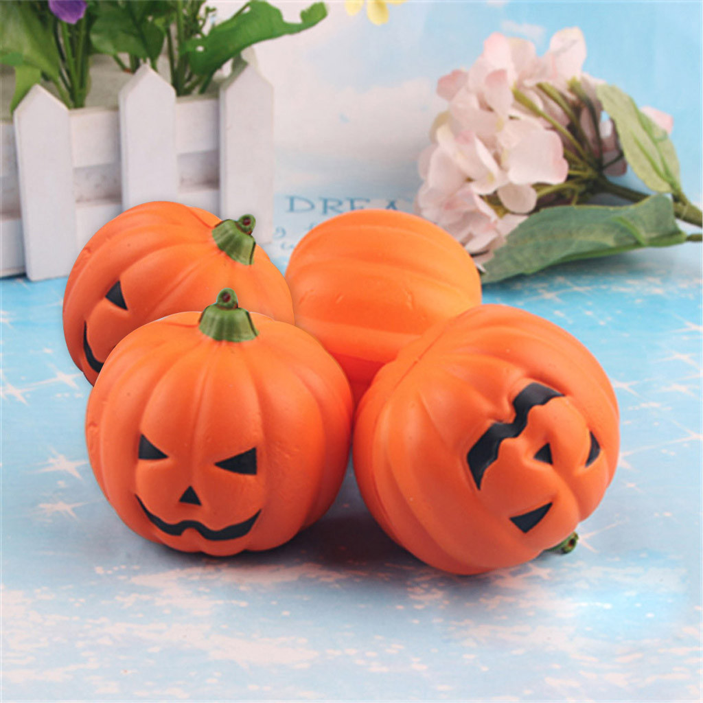 4 Pcs Halloween Artificial Pumpkin Fake Props Soft Scented Squeeze Toy Party Holiday Diy Decorations Home Decor Birthday Gifts Party Diy Decorations Aliexpress