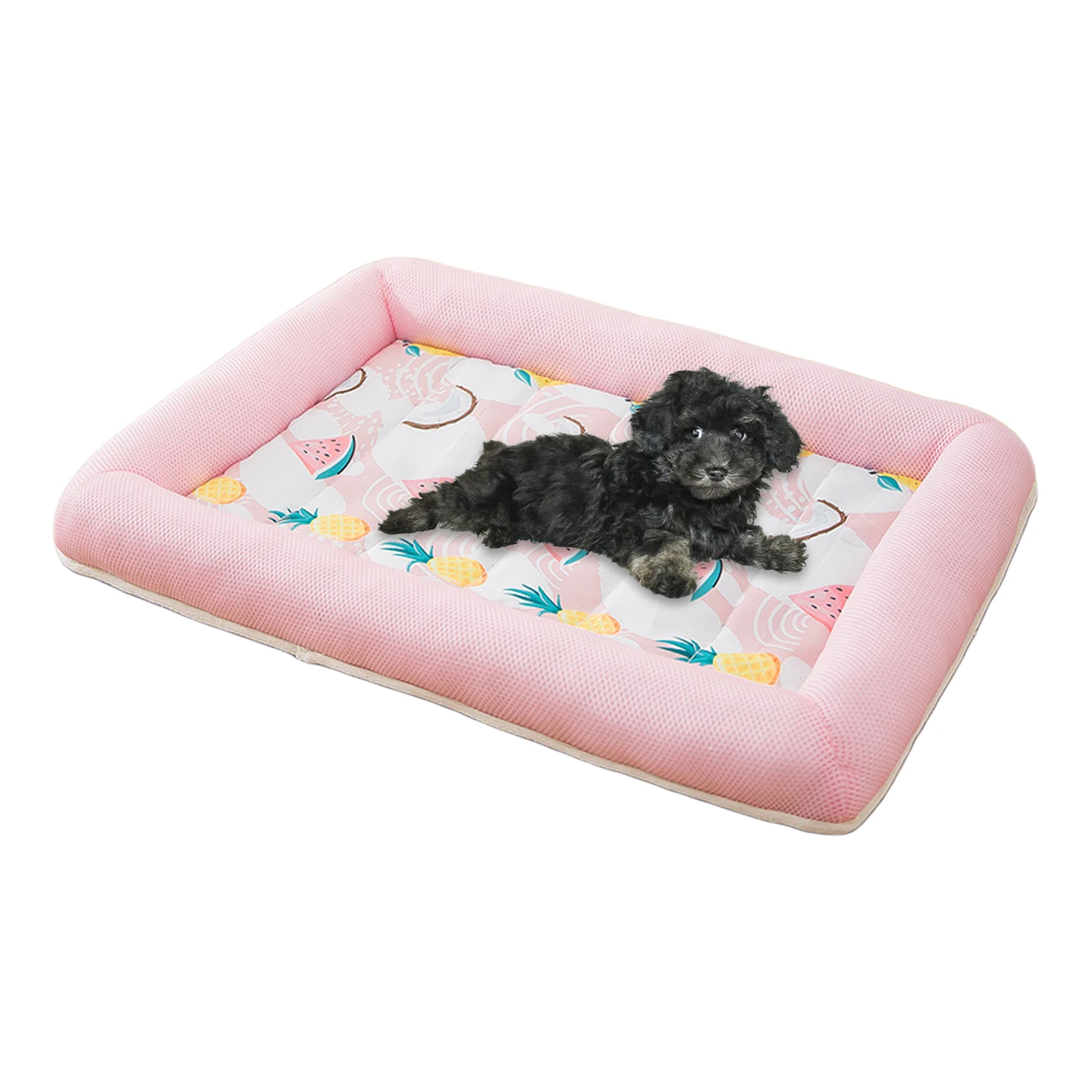 Summer Soft Dog Cooling Mat Bed Portable Sleeping Pad Washable Kennel Heat Relief Cool Blanket Cushion