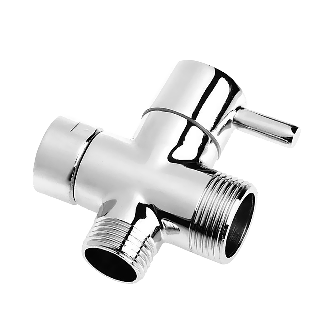 2.5cm 2cm Outlets T-adapter Valve 3 Ways Splitter For Diverter Bath Toilet Bidet Sprayer Shower Head