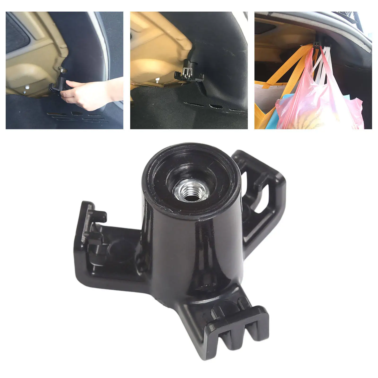 Car Pendant Trunk Trunk Grocery Bag Hook Luggage Compartment Glove Bag Hook Load-bearing Over 20kg For Tesla Model 3