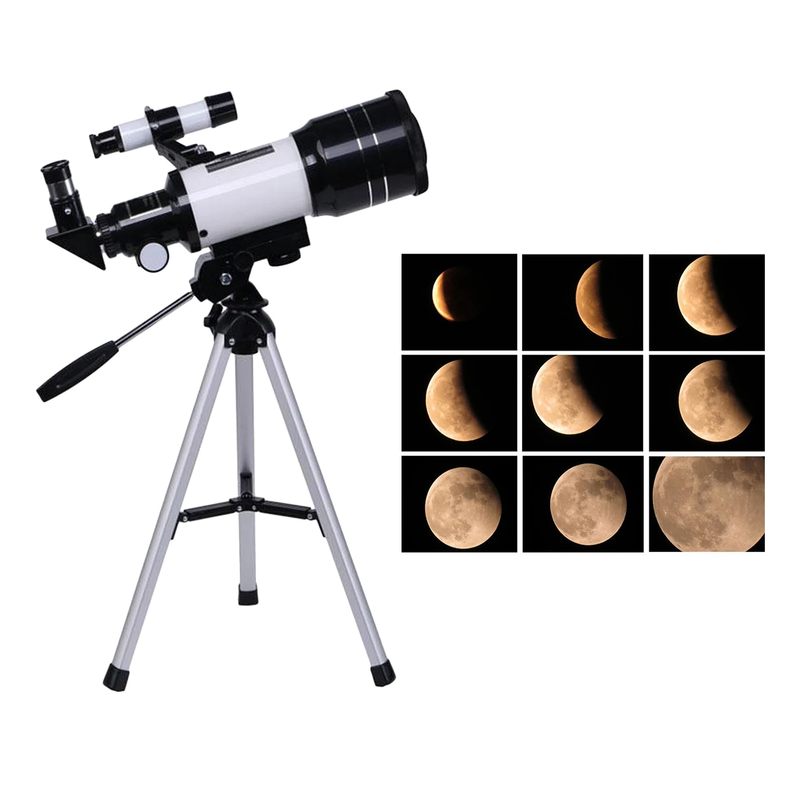 Astronomical Reflector Telescope Kit F30070 with Tripod for Moon 