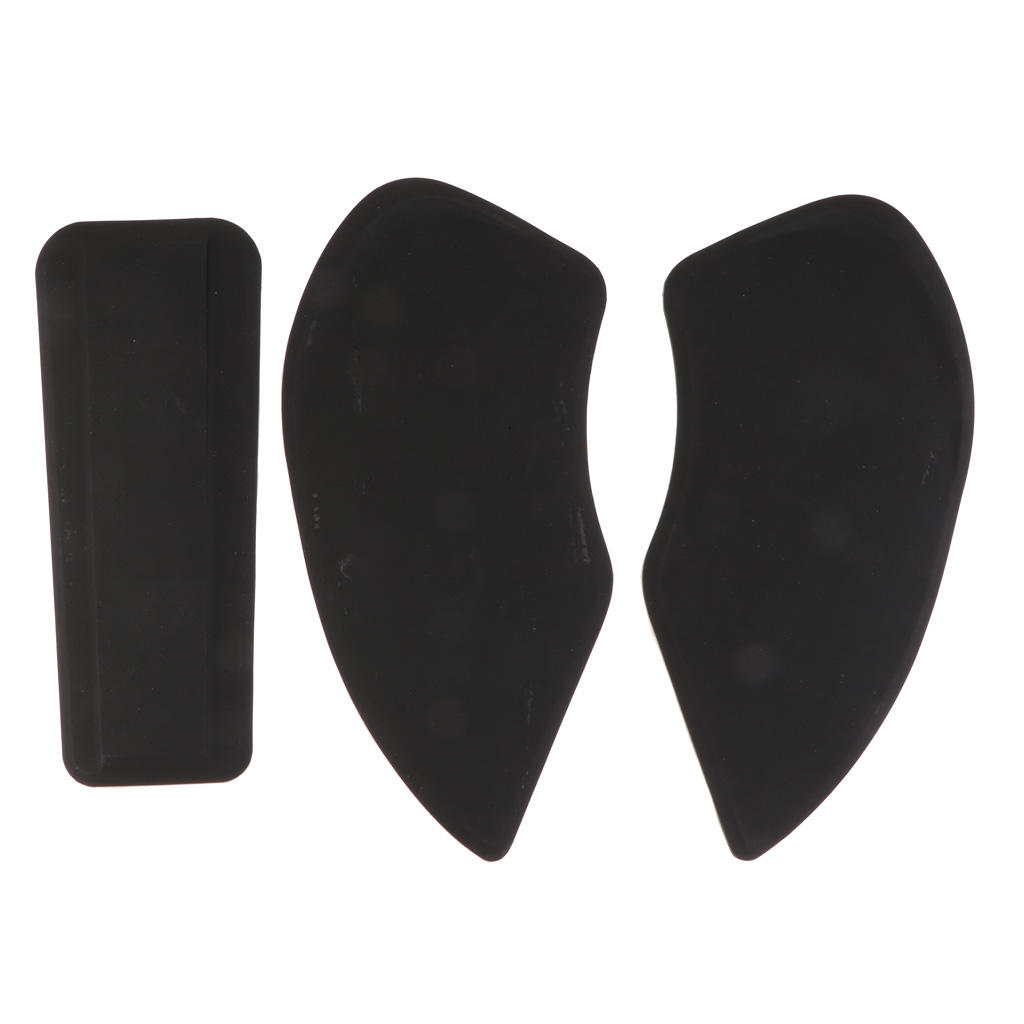 1 Set Rubber Motorcycle Side Tank Pad Knee Grip Protectors Gas Tank Decal Stickers for BMW NineT 2014-2018 motorcycles Black
