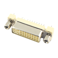 DVI 24+5 Pin Female Straight Solder 180 Degree PCB Mount Type Jack Socket Connector Adapter 4
