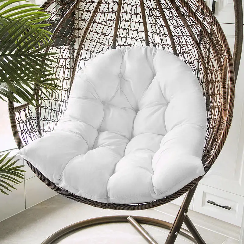 Swing Basket Cushion Thickened Breathable Hanging Egg Hammock Rocking Chair Seat Pads for Home Patio Garden Living Rooms.