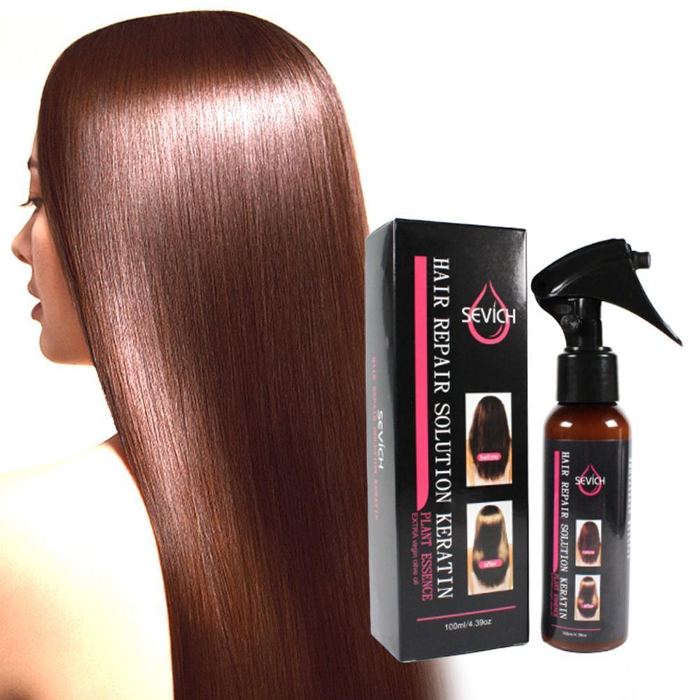 Best of 100ml Hair Care Smoothing Spray To Repair Dyeing Ironing Hair Essential Oil Hair Care Shiny And Frizz Makes Prevents Damage W4C9 Reviews & Tips