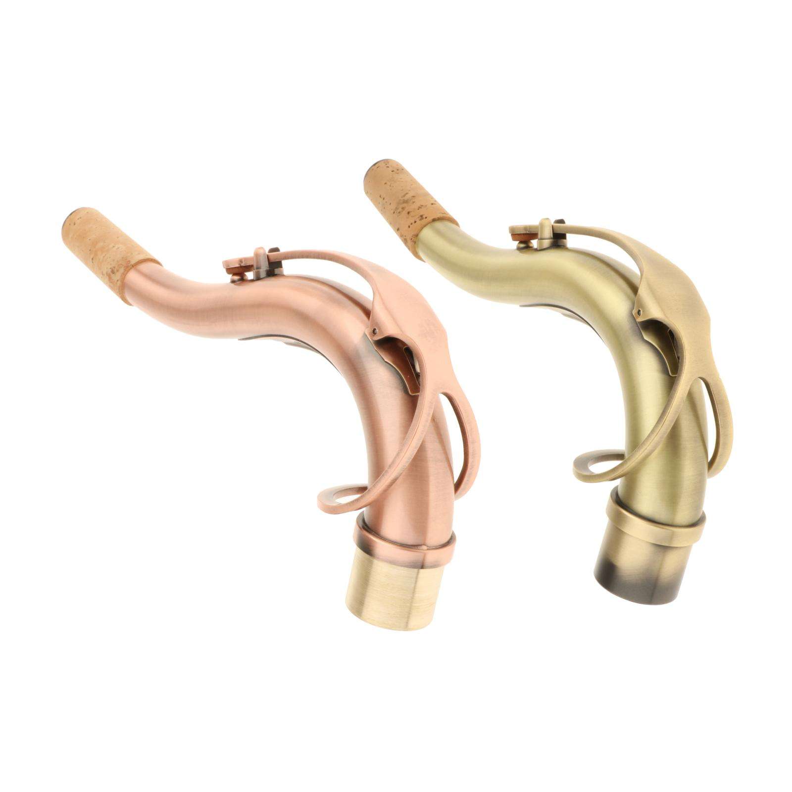 Tenor Saxophone Bend Neck Good Tone Brass Material Sax Woodwind Instrument Replacement Accessory