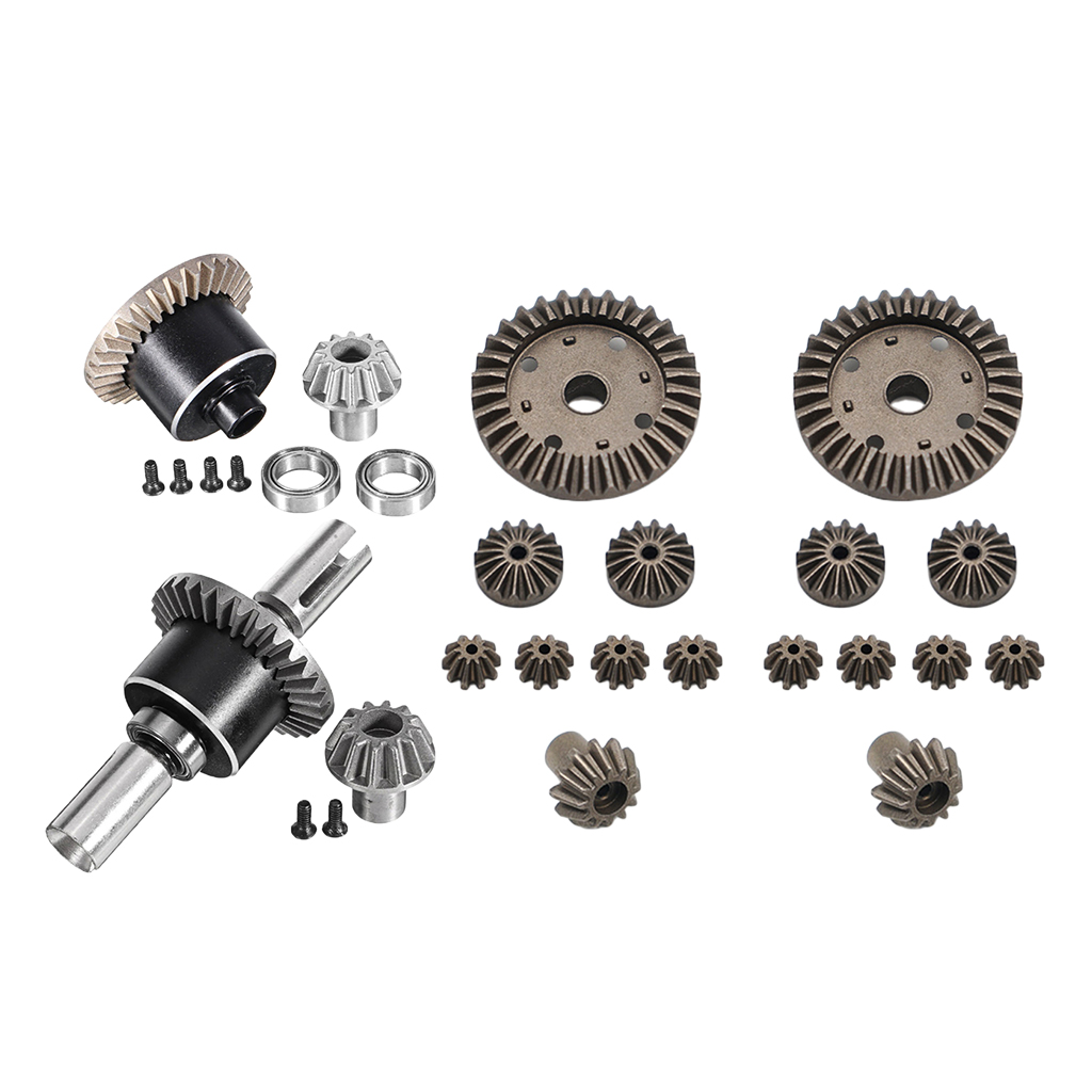 Durable Use for WLtoys 12428 1/12 Front Differential Gears Set Front/Rear Differential Upgrades Car RC Toys Model Spare Parts