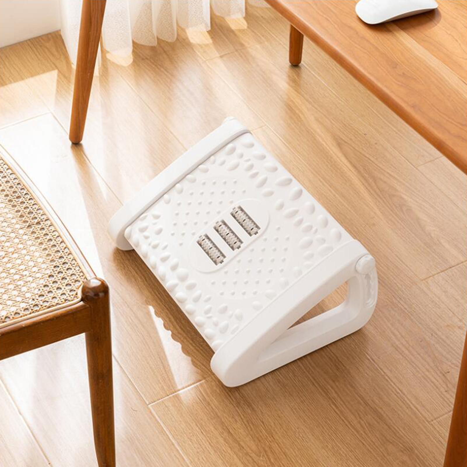 Tilted Foot Rest-- Solemassage Comfort Hip Pain Relief Adjustable Stool Footrest, for Gaming Chair Office Chair Home Work Office