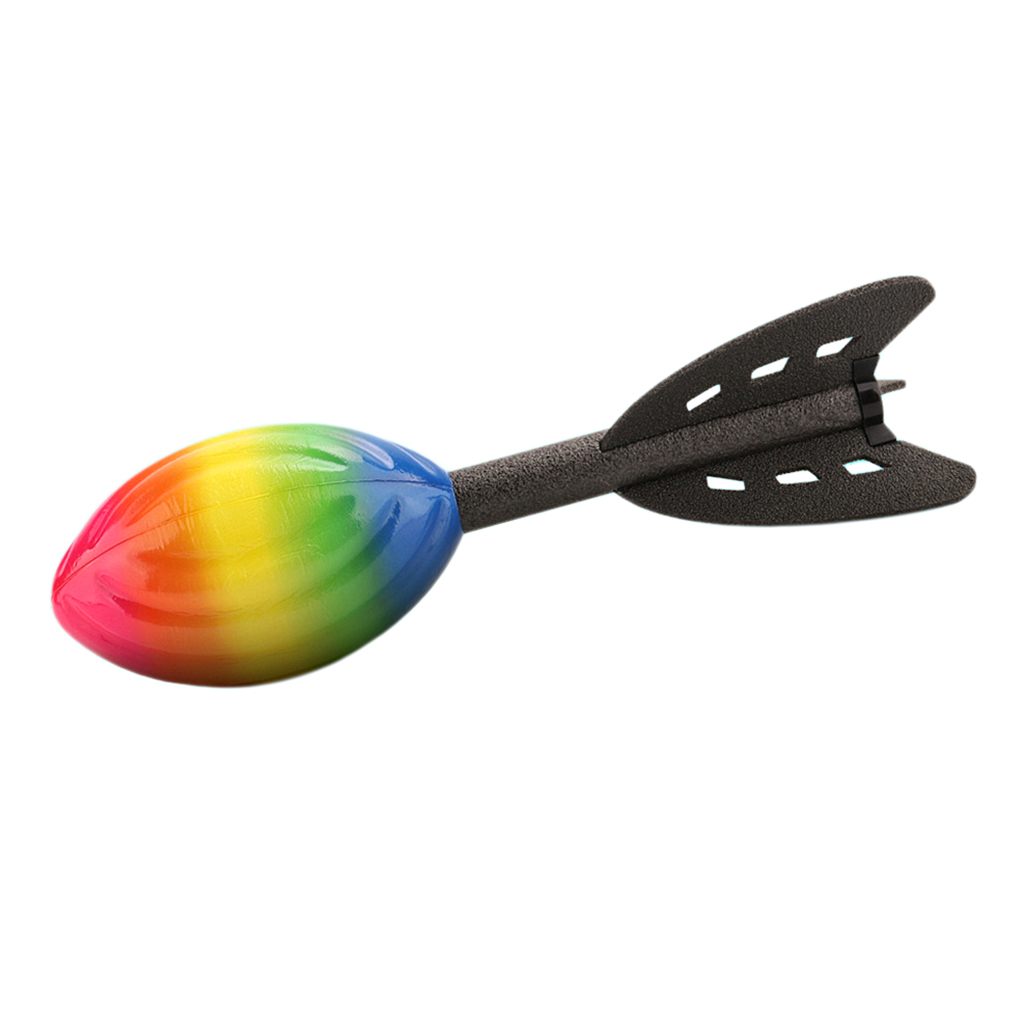 Rainbow Hand Throwing Rocket Foam Battle Toy Outdoor Activity Toy, Great for Kids Party Favors