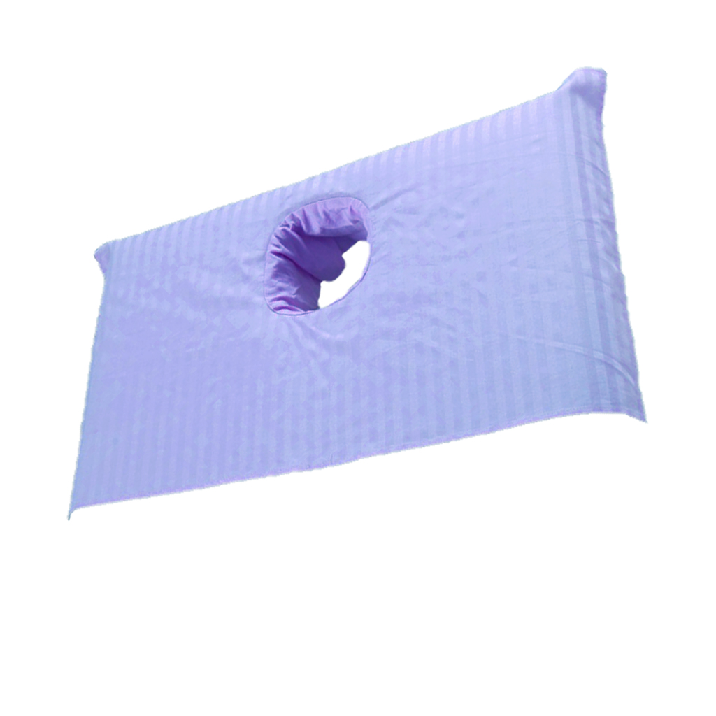 Soft Cotton SPA Massage Bed Sheets Table Cover with Breath Hole 75 x 55cm