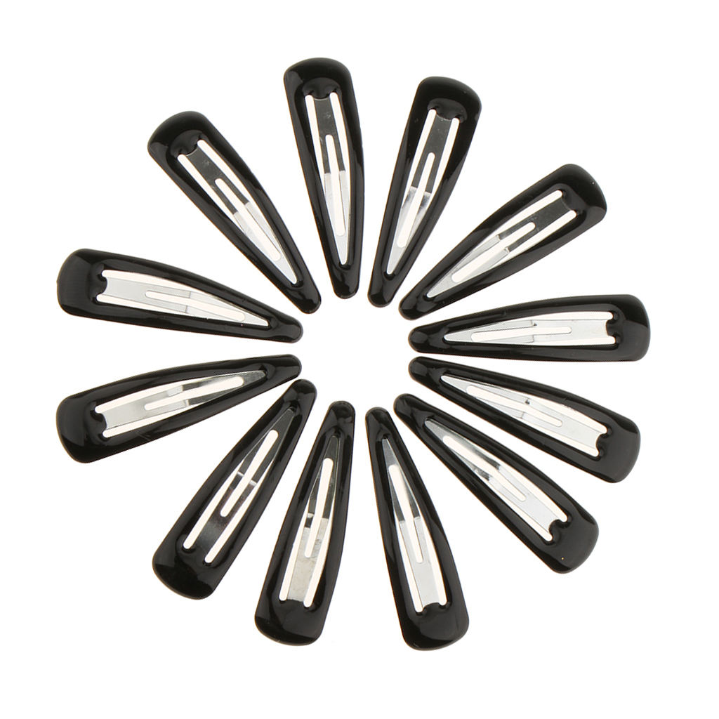 12 Pieces Acrylic Clips Clamps for Hair Decoration Hair Styling DIY Design Skin Color