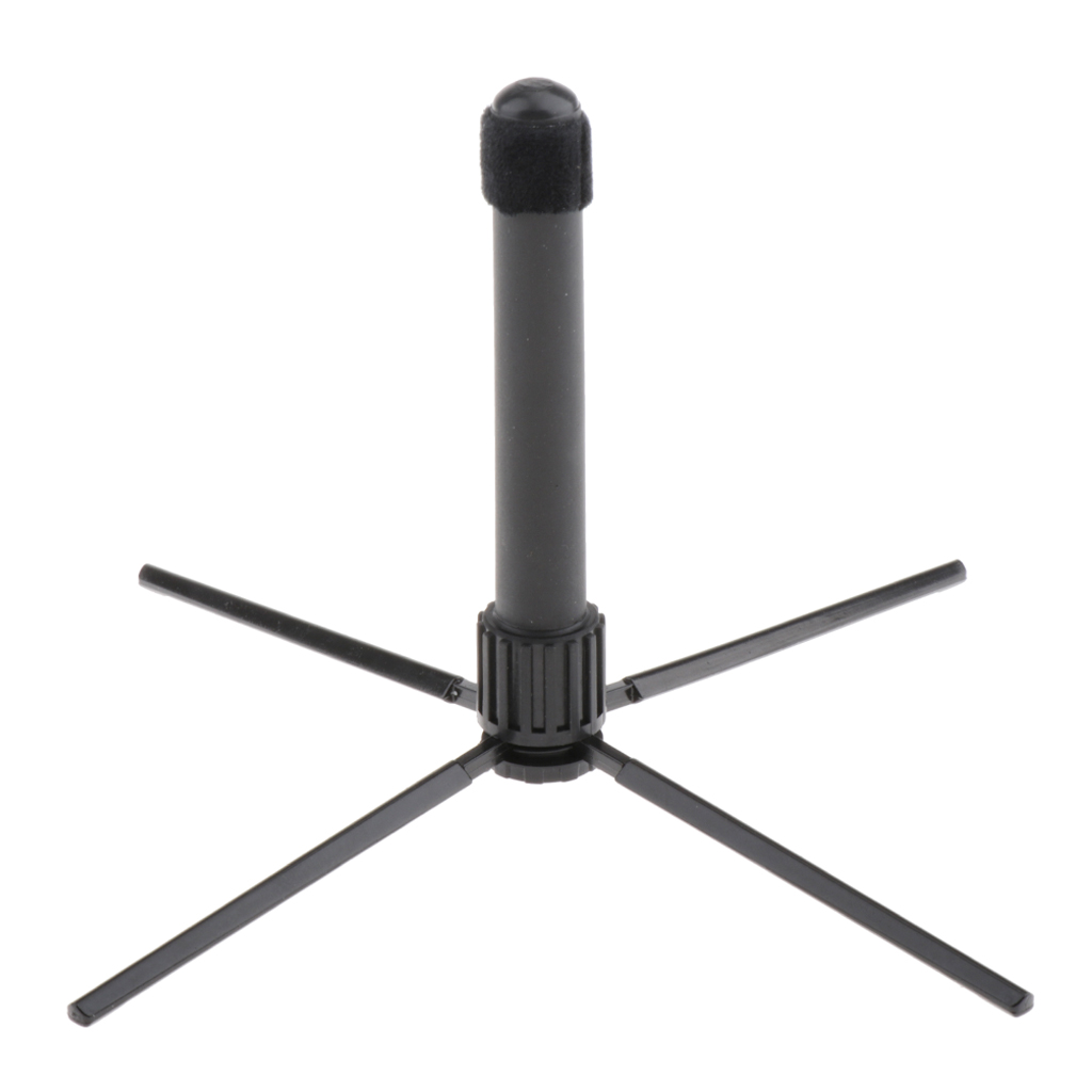 Folding Flute Clarinet Stand Black for Flute Clarinet Parts Accessories