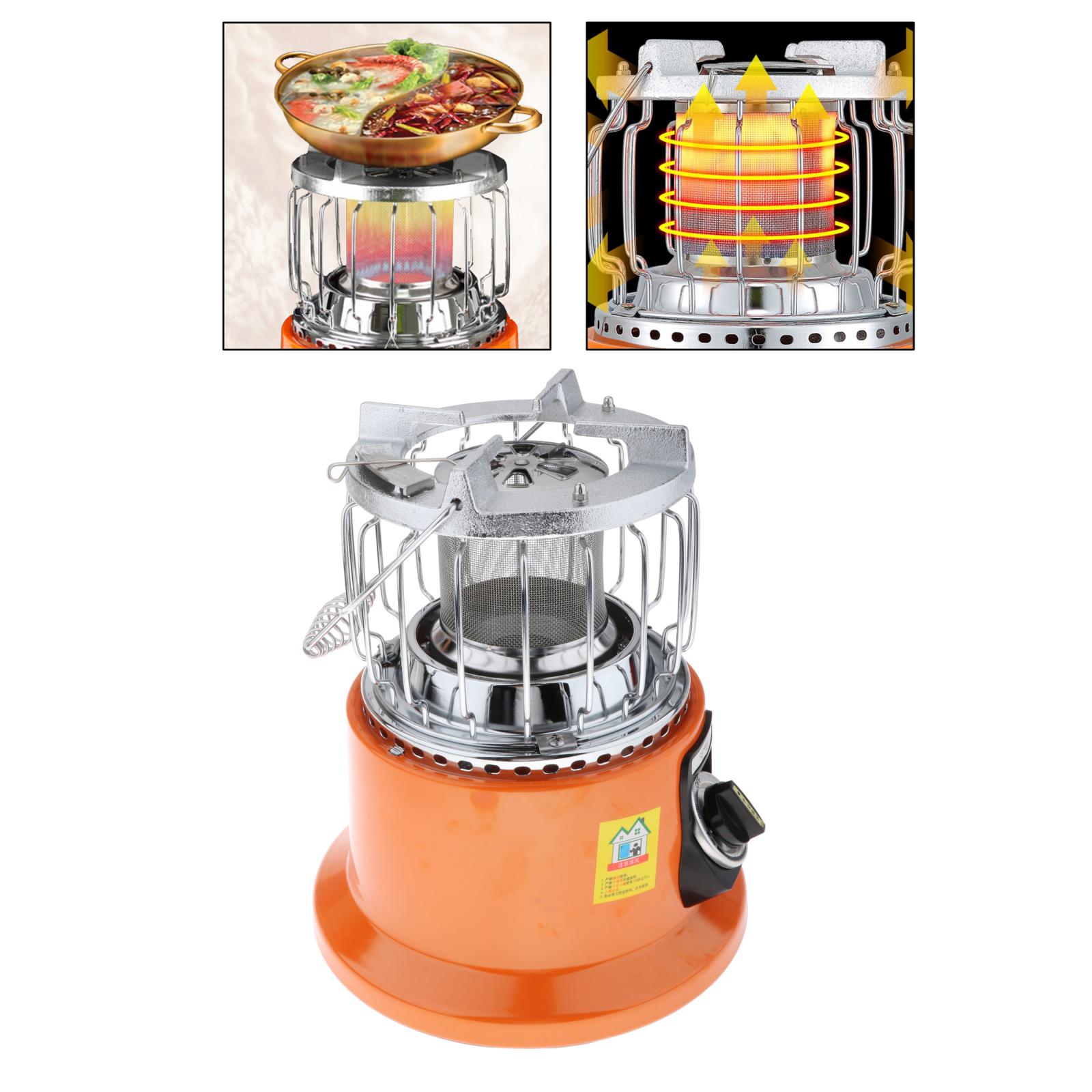Mini Gas Heater Stove BBQ Grilling Camping Tent Warmer Burner Outdoor Camping Hiking BBQ Picnic Adjustable Butane Heater