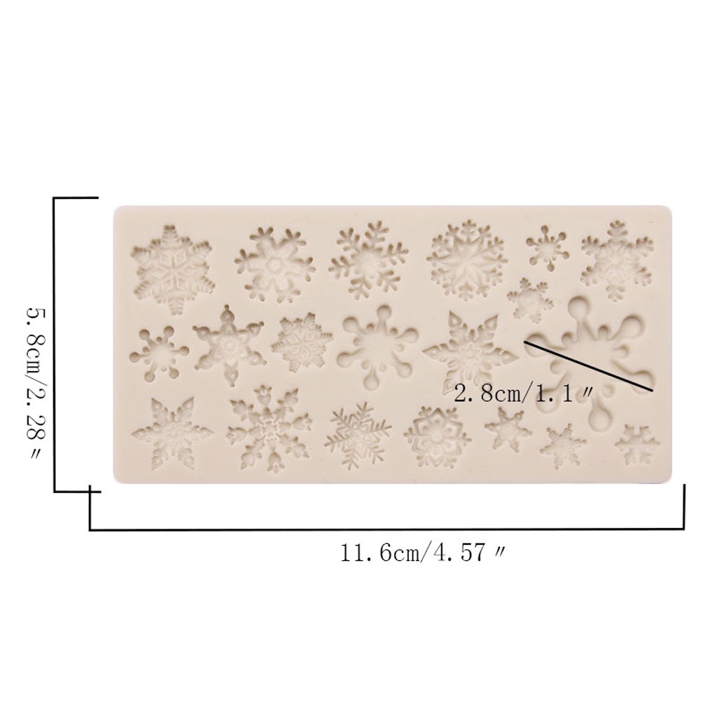 Description Picture 3 of itemSnowflower Shape Silicone Mold for Doughnut Dessert Baking Pan Ice Cream Decoration Biscuit Cake Tools Home DIY Baking Mould