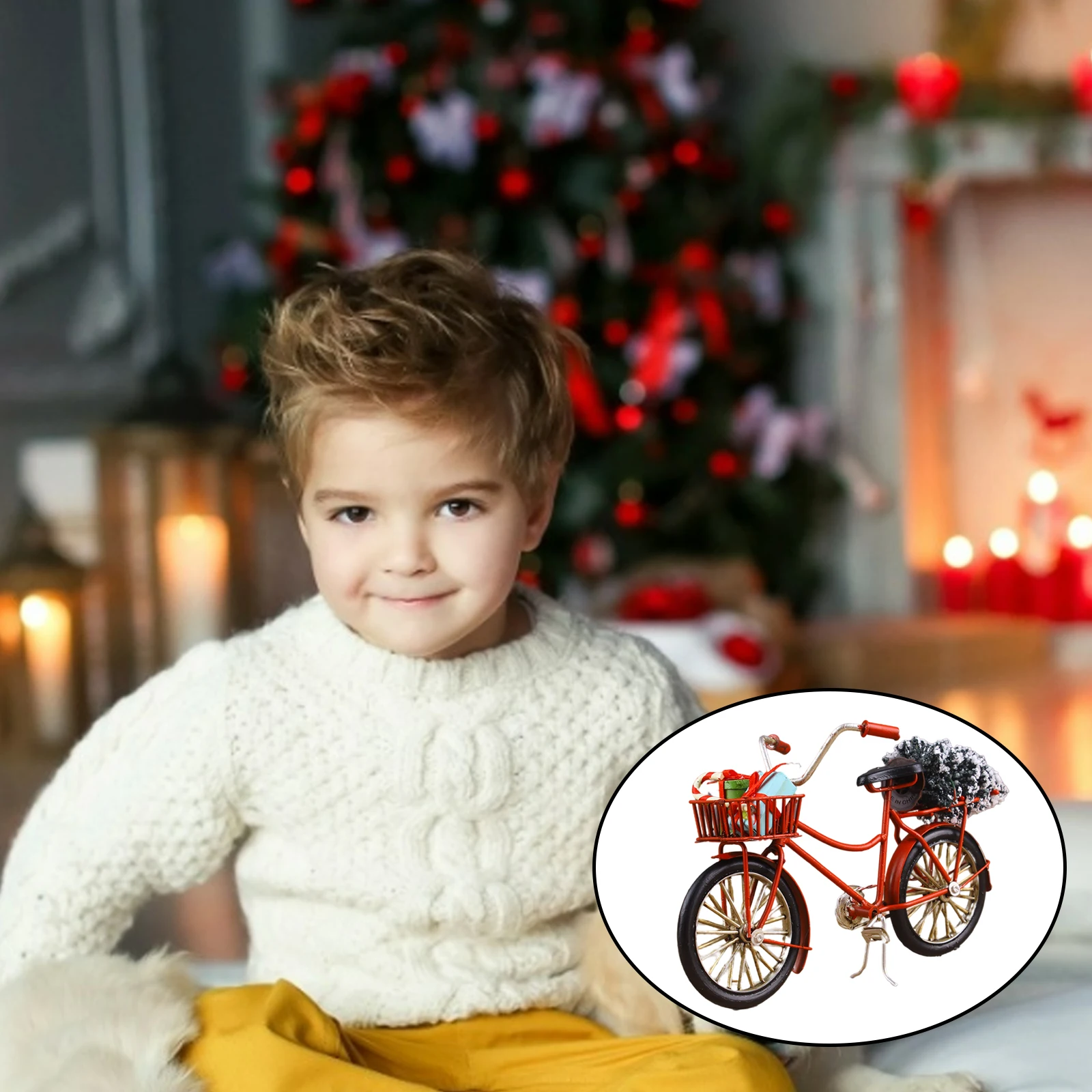 1/10 Scale Miniature Finger Mountain Bike Toy Finger Bicycle Miniature Mountain Bike Toys Vehicles Diecast Collection Gifts