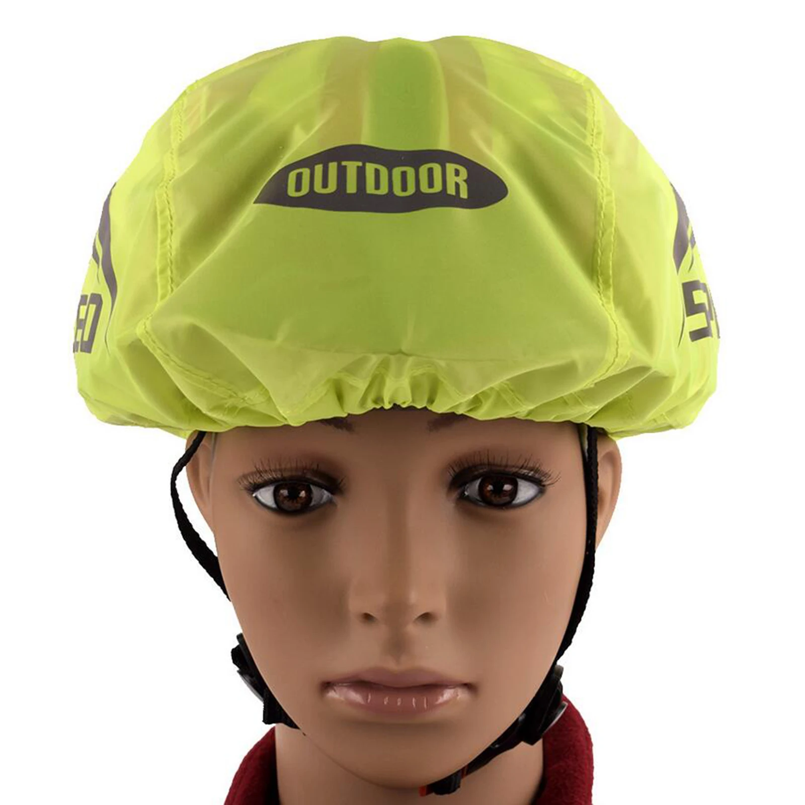 Waterproof Cycling Helmet Cover Reflective Strip Windproof Mountain Road Bicycle Shield Protector Camping Rider Outdoor Cycling