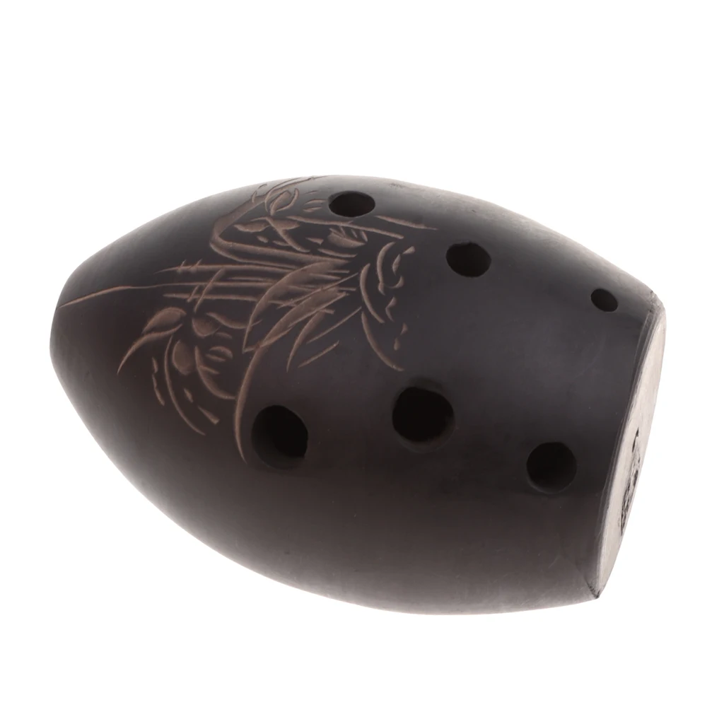 1pc Chinese Clay Ocarina Ancient Xun Musical Instrument for Children Toy