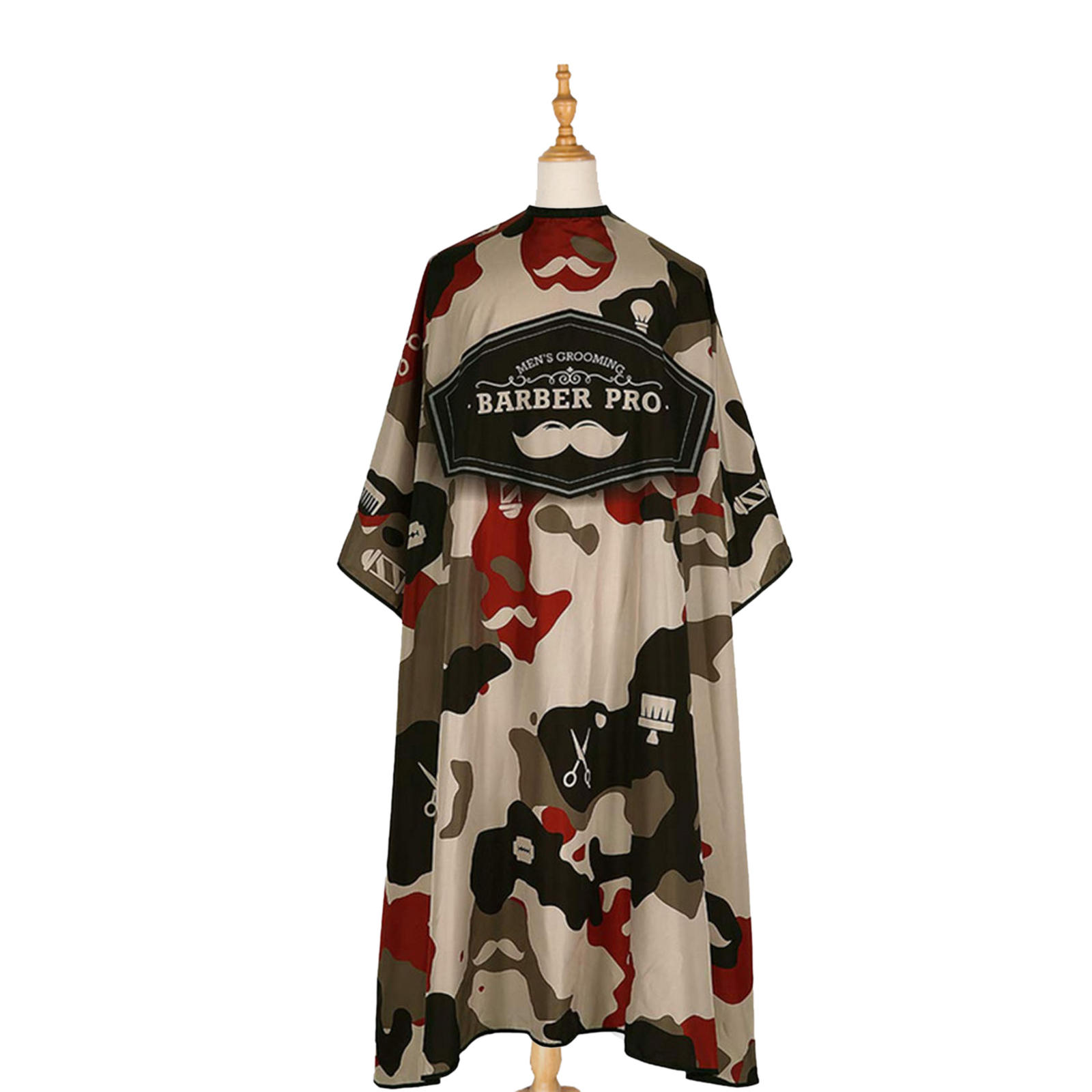 Barber Cape Professional Camouflage Large Cloth Gown Salon Cape for Hair Styling Hair Cut Hair-Cutting Men Women Unisex
