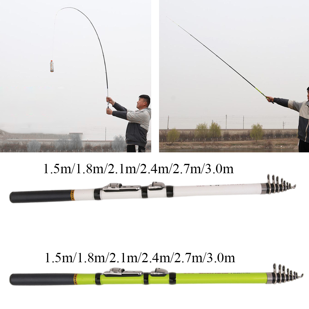 Mini Telescopic Fishing Rod Portable Carbon Fiber River Shrimp Carp Fishing Pole Winter Fishing Rod Tackle