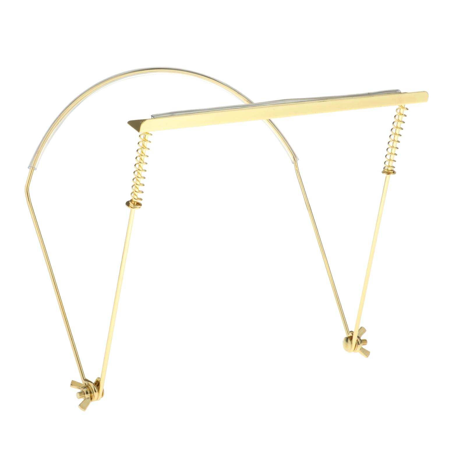 Beginner portable simple Harmonica Neck Holder Adjustable Mouth Organ Stand Harmonica Harp Rack Metal Steel