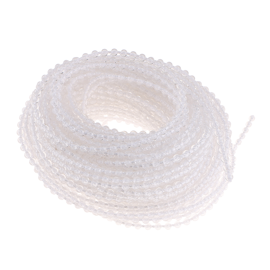 2m Length Roller Blind Shade Clear Plastic Beads Chain Window Treatment DIY Crafts Decor Accessories