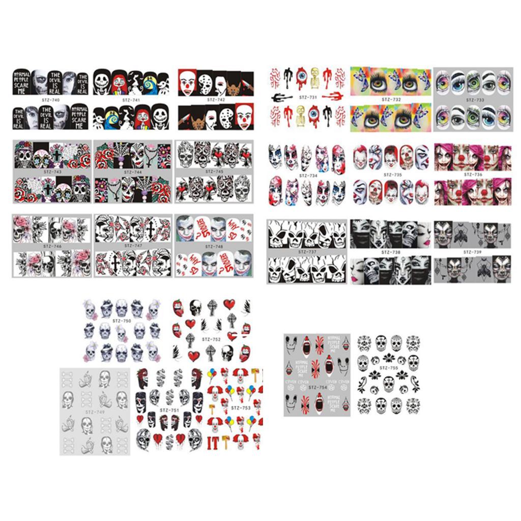 nail Decor Manicure Halloween Party Stickers Party Holiday Supplies