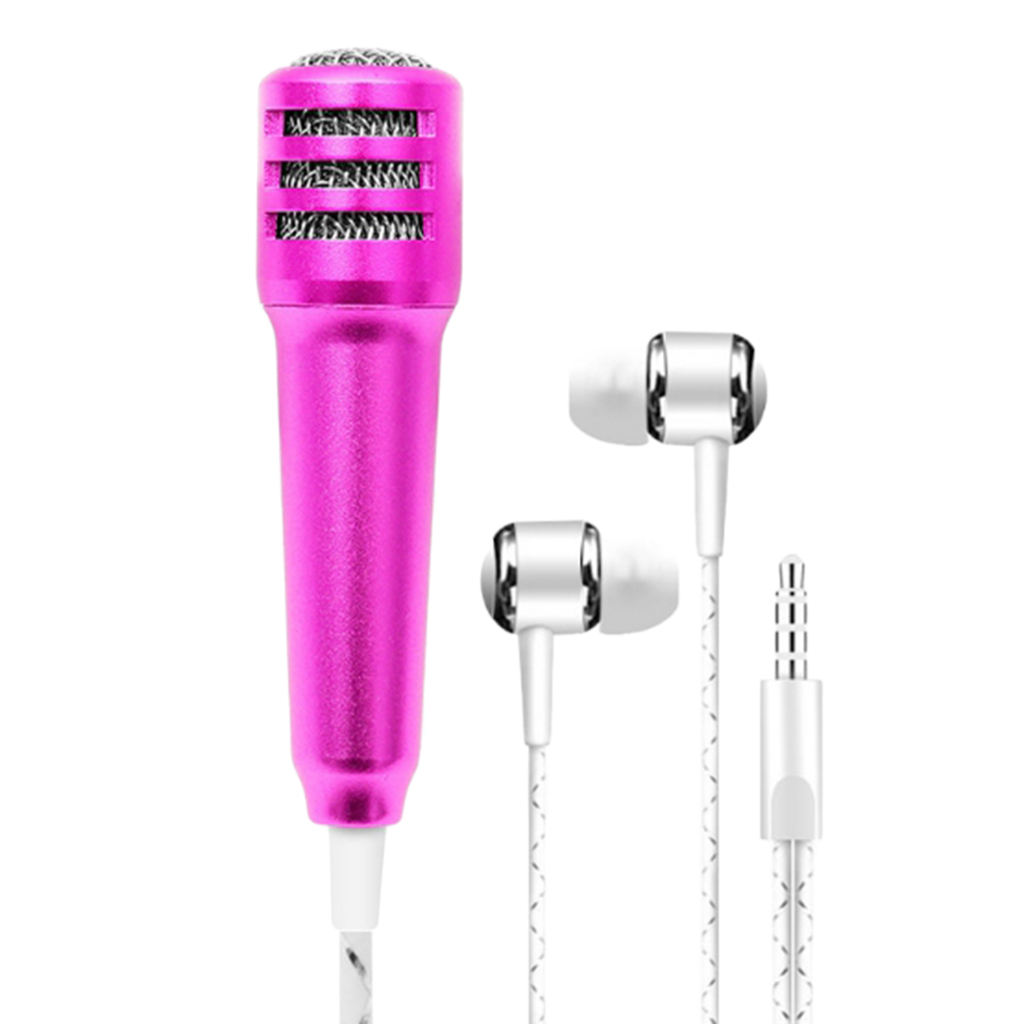 3.5mm Mini Microphone Mic Video Earphones Phone Laptop Voice Recording