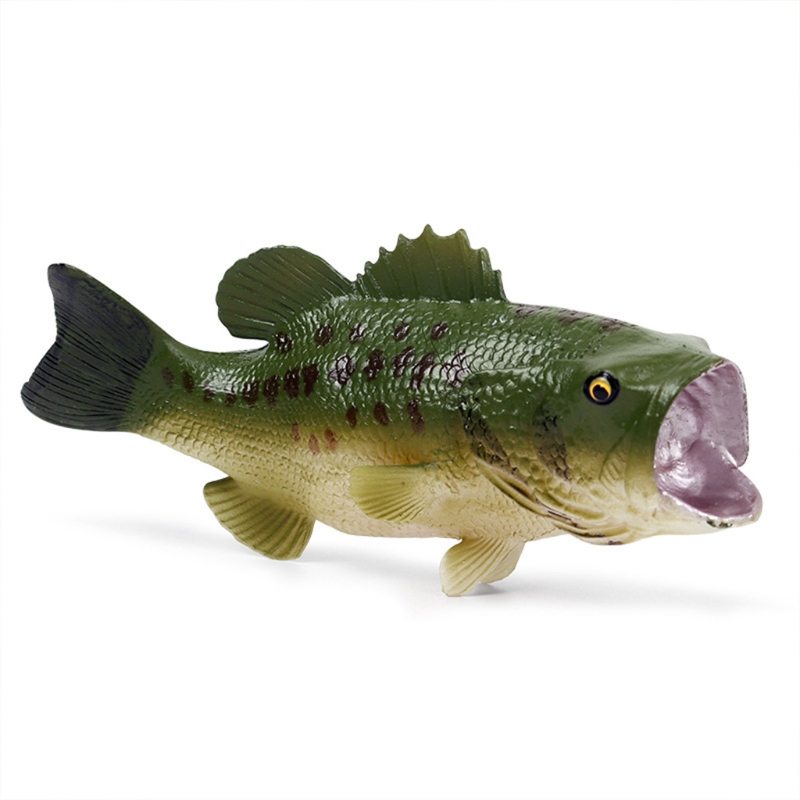 Modelo de Peixe Baixo para Decoração Artificial Realista Peixe Simulado Grande Boca W3jf 10 Brincadeiras e piadas