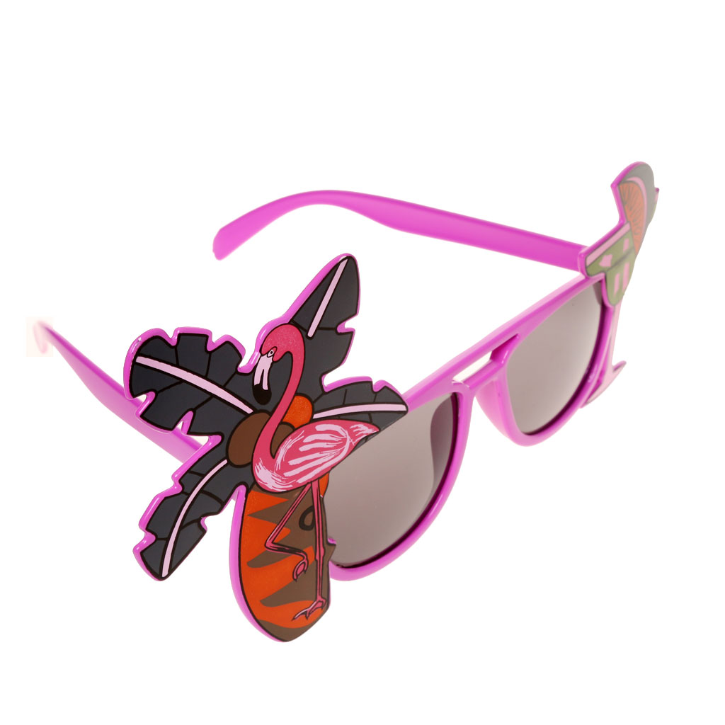 Flamingo Decorative Cocktail Hawaiian Sunglasses Fancy Dress Tropical Party Glasses Wedding Party Home Decorations Cute Gifts