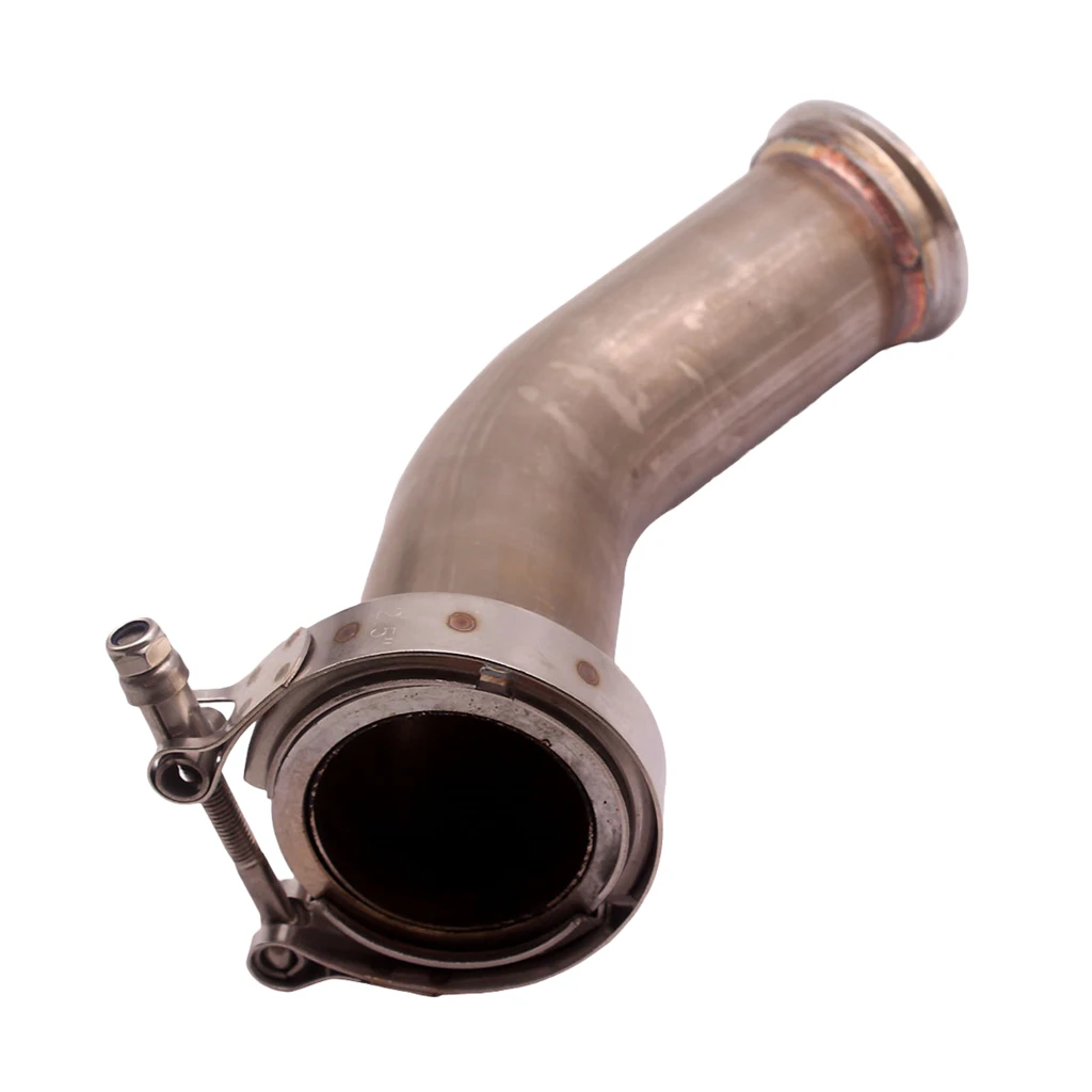 Polished 45 Bend Pipe Tube Turbo Downpipe With 2.5