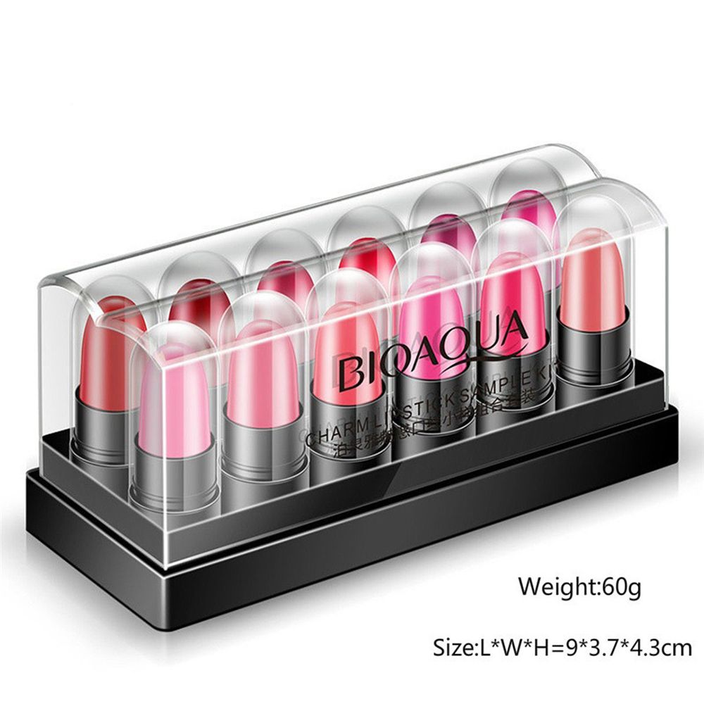 Best of 12pcs / Set Lipsticks Long Lasting Mini Lipstick Lip Gloss Cream Moisturizing Beauty Lip Stick Sexy Color Fashion Lip Makeup 45g Reviews & Tips